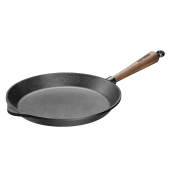 24 cm Skeppshult cast iron frying pan with walnut handle
